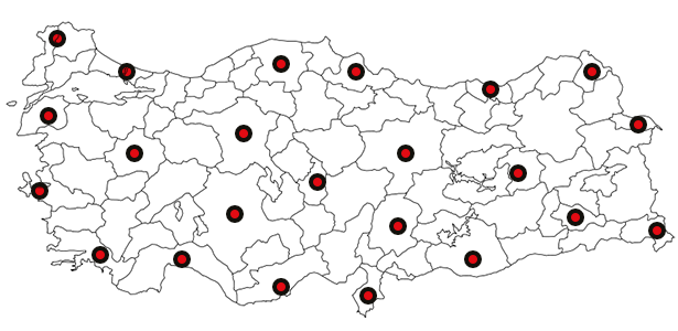 AKIN KARGO SERVİS BÖLGELERİMİZ